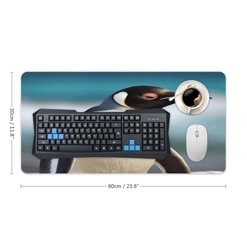 Alfombrilla Grande para Mouse de Escritorio con Diseño Pinguino miniatura 2