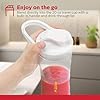 Holstein Housewares Personal Blender - Creamily Smooth Shakes and Smoothies, BPA-Free 20oz To-Go Cups, Golden Elegance Design, 250W