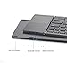 Foldable Bluetooth Keyboard, Jelly Comb Pocket Size Portable Mini BT Wireless Keyboard with Touchpad for Android, Windows, PC, Tablet, with Rechargable Li-ion Battery