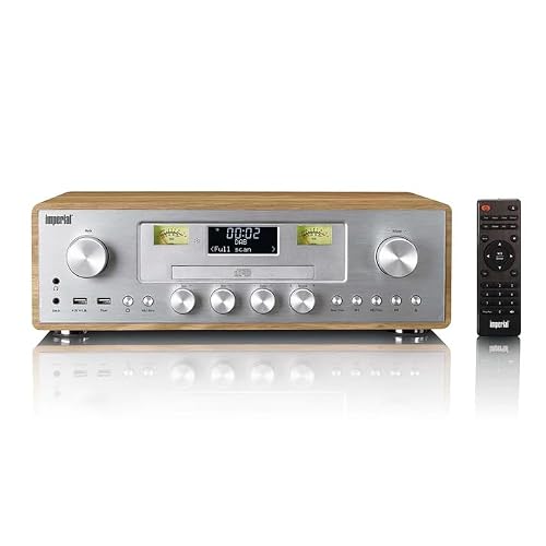 Imperial DABMAN 280CDWDSI - DAB Plus FM Radio - Internetradio - CD MP3 Player - Bluetooth V5.4 - Zwei USB Anschlüsse - 2 x 15 Watt Lautsprecher - Weckfunktion - Holzoptik Imperial DABMAN 280CDWDSI - DAB Plus FM Radio - Internetradio - CD MP3 Player - Bluetooth V5.4 - Zwei USB Anschlüsse - 2 x 15 Watt Lautsprecher - Weckfunktion - Holzoptik