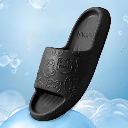 Frog Slippers Cartoon Slippers Summer Female Non-slip Bathroom Couple Home Cute EVA Flip-flops Slippers Outside Wear Men3