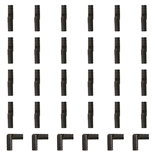 UFURMATE Black Brass Invisible Hinges, 30Pcs M4 x 20mm, Unique Concealed Design, Easy to Install, Perfect for DIY Jewelry Box