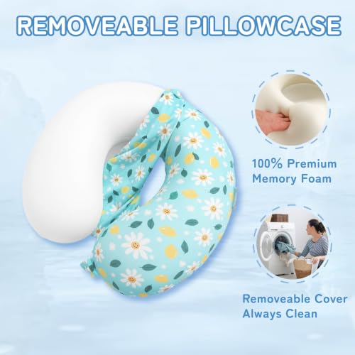 Image of Cooling Travel Pillows, Cool To Touch Neck Pillow for Teens and Adults