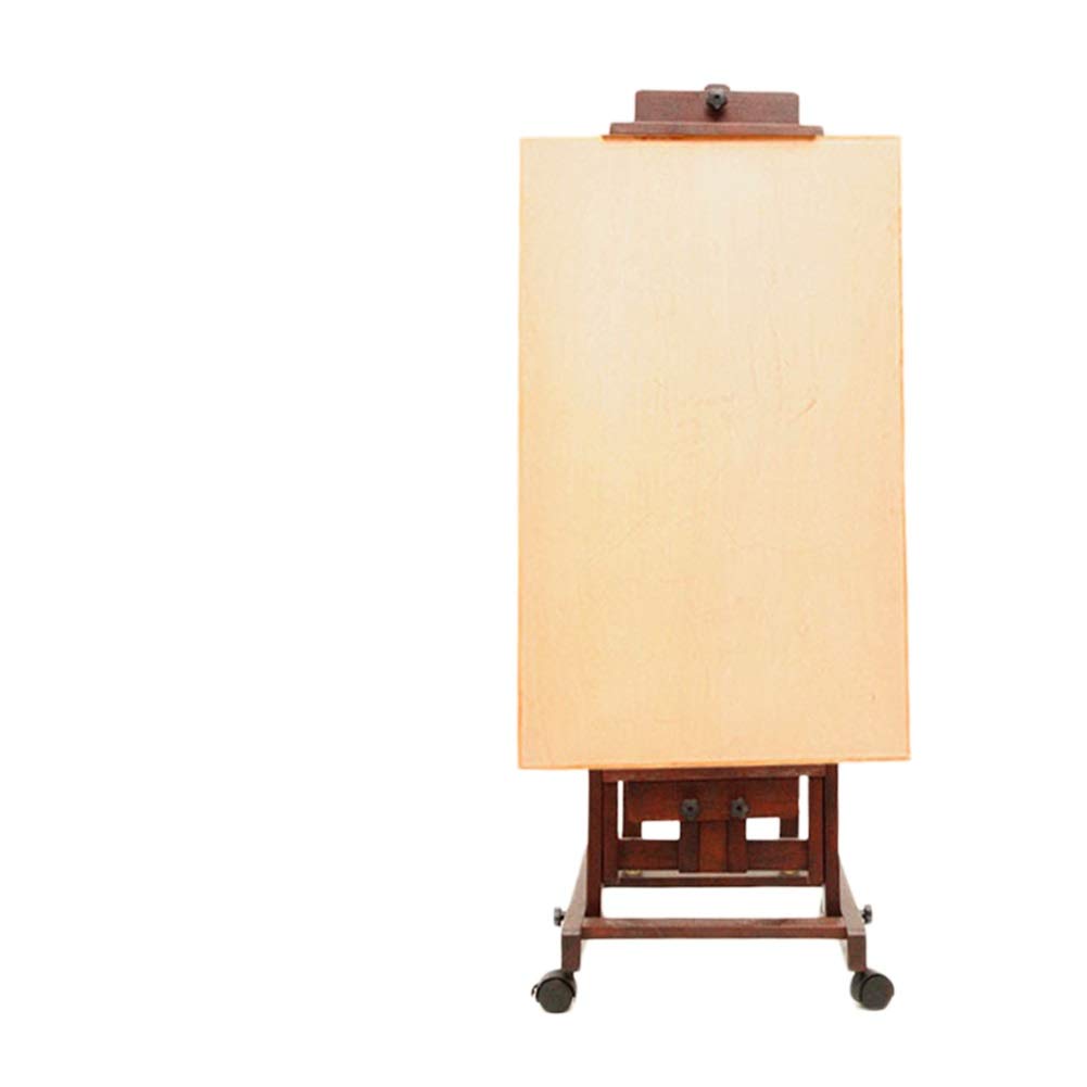 Txgjwra Brown Easel Easel Stand Paint Rack Painting Rack Cart Artist Art Supplies Painting Board Artist Stool Artists Craft Box,