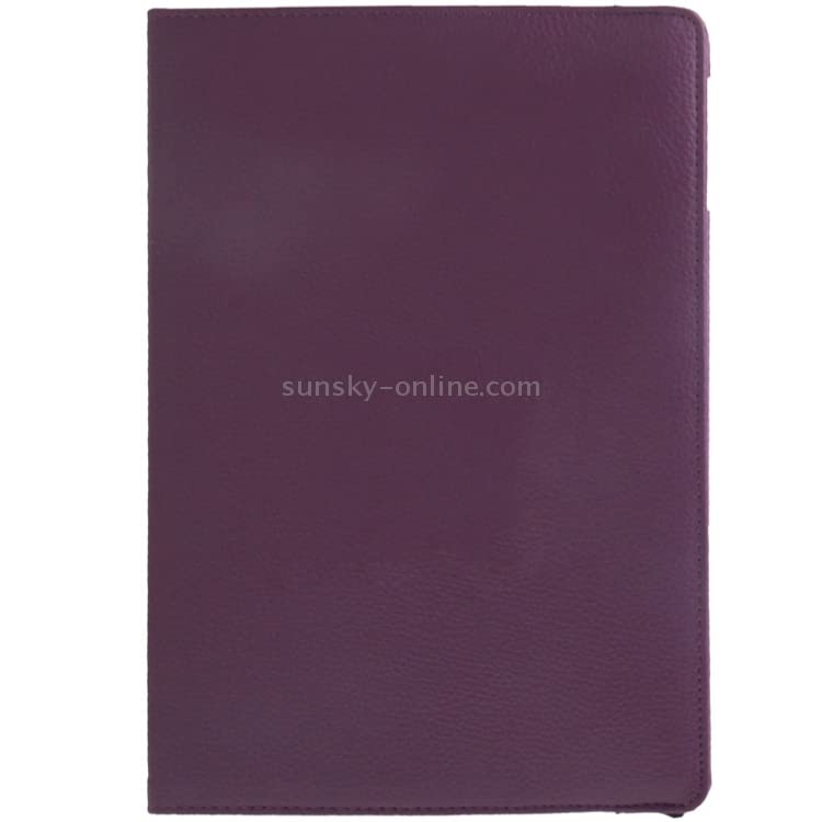 PU Leather Rotate Stand Case for iPad 9.7 inch 5th/6th Generation 2017/18 and For iPad Air 1st Generation and iPad Air 2 2013/14 (Purple) - Image 4