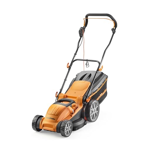 LawnMaster 1800W Electric Lawn Mower with 40cm cutting width, ideal...