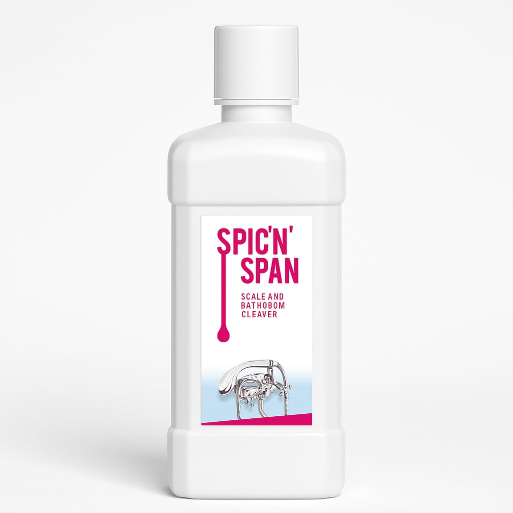 Spic ?n? Span Tap & Chrome Cleaner Spray ? Removes Salt Stains & Lime Deposits from Faucets, Showers, and Steel Surfaces ? 250ml-image-29