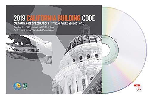 2019 California Title 24 BUILDING CODE (Vol1 & 2) CD-ROM: ICC ...