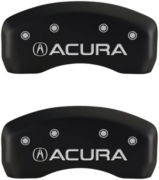 MGP Caliper Covers - Brake Caliper Covers 2009-2014 Acura TL - Front and Rear Set - Red