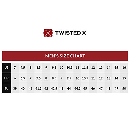 Twisted X Men's 8″ Steel Toe Lite Western Work Lacer - Hard Construction Lace-Up Full-Grain Leather Boots - Safety Traditional Western Boots For Men, Distressed Shoulder & Distressed, 11 D #TOP6