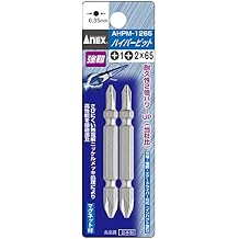ANEX AHPM-1265 بت تشطيب مطلي مزدوج الأطراف +1, +2 x 65، مجموعة من 2