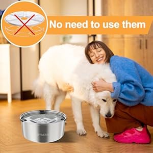 3l101ozsplashproofdogwaterbowlstainlesssteelnospilldogbowlsslowdrinkingdogwaterbowl Urban Country Home Decor 3l 101oz splash proof dog water bowl stainless steel no spill dog bowls slow drinking dog water bowl urban country home decor