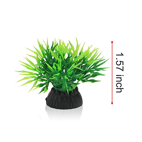 Qumy Aquarium Plants Plastic Fish Plant Set For Tank Artificial Decoration For All Fish Medium #TOP5