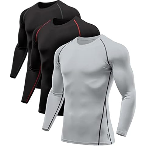 ATHLIO Men's Thermal Compression Shirt Cover