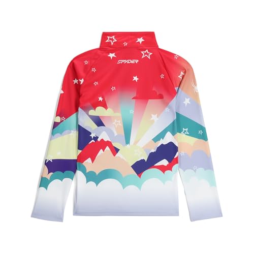 Spyder Girls' Surface Half Zip T-Neck Ski Base Layer Jacket2