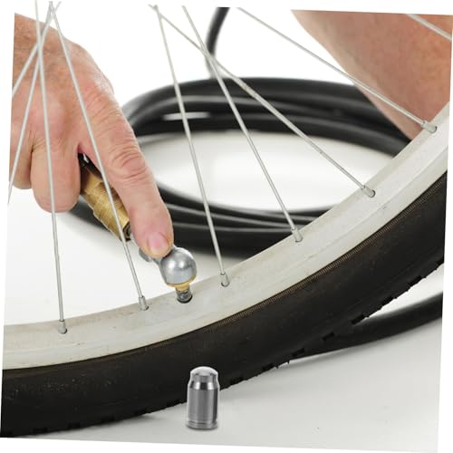 2 piezas Tapas de Válvula de Neumático para Bicicleta de Aleación de Titanio para Bicicletas de Montaña y Ruta, Protección contra Polvo, Sellado Confiable para Presión de Neumáticos Consistente, Ciclismo al Aire Libre miniatura 5
