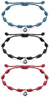Tarsus Handmade Evil Eyes Bracelet Adjustable Ojo Turco Kabbalah Red String Amulet Nazar