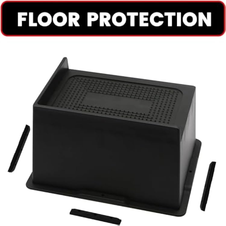 Bed Risers Heavy Duty, Oversized Furnitures Risers 6 inch Support 6000 lbs, Bed Table Rising Blocks, Fits for Couch, Sofa, Chair, Furniture Lifts (6 Inch Black 8 Pack)