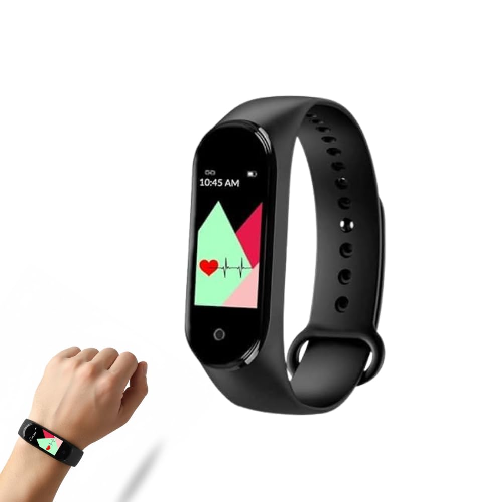 Drumstone (𝐒𝐩𝐞𝐜𝐢𝐚𝐥 𝟏𝟓 𝐘𝐞𝐚𝐫𝐬 𝐖𝐚𝐫𝐫𝐚𝐧𝐭𝐲 M4 Smart Fitness Band with Step Counter, Calorie & Sleep Tracker | Activity Tracker Watch with Multi-Sport Modes, Health Monitoring-picture-27