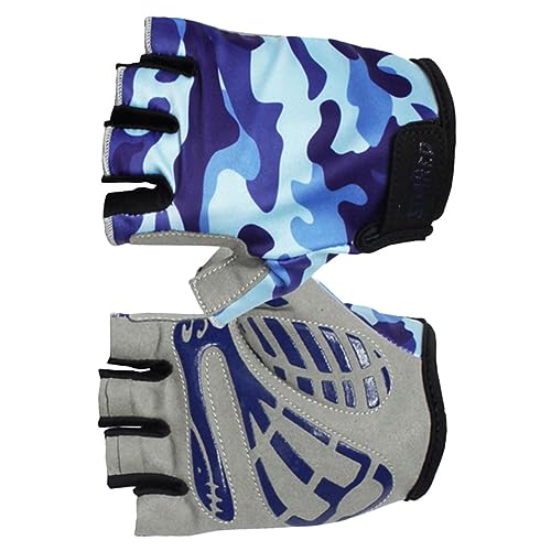 Gants de vélo demi-doigts pour enfants parfaits pour les sorties VTT en famille