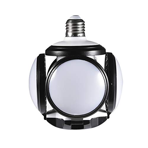 Viugreum 60W Deformable Led Garage Lights, Upgrade 4800Lm 6500K Garage Ceiling Lights, Adjustable Shop Lights With 5 Balls Football Light, Utility Led Garage Lighting (No Motion Activated) #TOP9