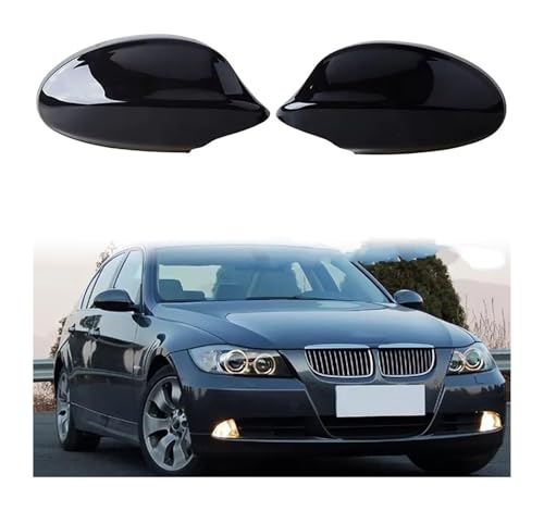 Coque rétroviseur BMW Série 3 E90 E91 E92 E93 2005-2008 noir brillant côté gauche - 3