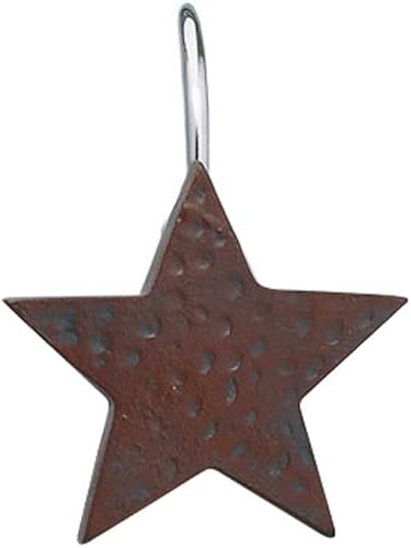 Park Designs Star - Ganchos para cortina de ducha (juego de 12), color rojo disponible en Yaxa Guatemala