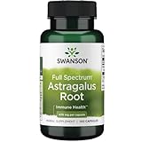 Swanson Astragalus Root - Herbal Supplement Promoting Immune System Support - Natural Formula Supporting Heart & Liver Health - (100 Capsules, 470mg Each)