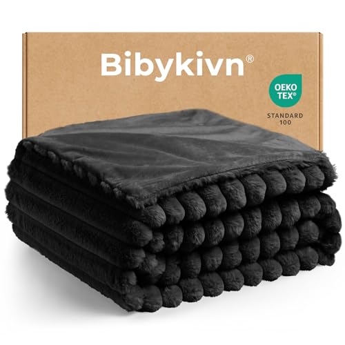 Kuscheldecke Flauschig 130 x 160 cm - Flauschig Decke, Weiche Fleecedecke, Sofadecke & Weiche Warme Überwurfdecke, Super Soft Wohndecke, Vielseitig Blanket für Sofa, Wohnzimmer, Bett