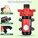 12V Pump, 5.5gpm-10amp-60psi, Chemical and Corrosion Resistant, Compatible with Roundup, Diaphragm Pump with Pressure Switch and Self-Priming for Agricultural Spraying, Rv, Boats, Etc