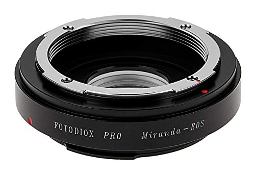 Fotodiox Pro Lens Mount Adapter, for Miranda (MIR) Lens to Canon EOS EF Mount DSLR Camera Body