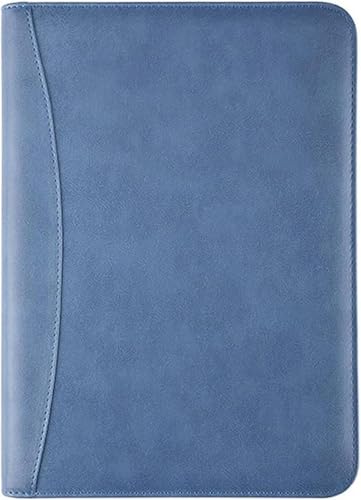 システム手帳 ビジネス手帳 高級 メモ 記録帳 日記帳 A5/A6メモ帳 手帳カバー 6穴リング メモ帳 オフィス用品 多機能ノートブック 電卓搭載 ペンホルダー 名刺・カード入れケース付き ファスナー留め具 防水 革製カバー 父の日 クリスマスプレゼント