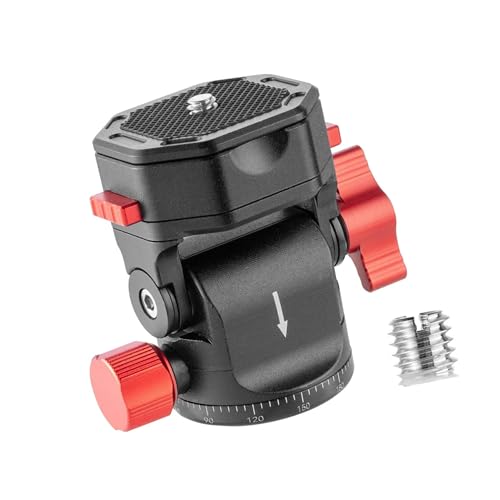 Mini głowica kulowa kamera uchwyt na monitor statyw głowica gorąca stopka adapter do monitora lampa błyskowa LED do aparatów DSLR akcesoria fotograficzne