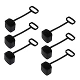 QUMIIRITY 6個 カズー笛保護カバー カズーの家庭用カバー 汚れにくいカズー装飾カバー - カバー カズーシリコンカバー シリコーンカズーカバー シリカゲル Black