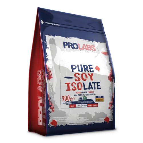 PURE SOY ISOLATE - 900 g - Wafer Nocciola - Purissime proteine di soia isolate - Indicato per i...