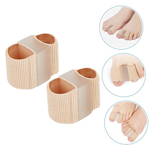 Beavorty 2pcs Big Spreader Spacers for Bunions Big Spacer Big Straightener Bunion Separator Foot Care Supplies Bunion Spacers Separators for Overlapping Nylon - Thumbnail 5