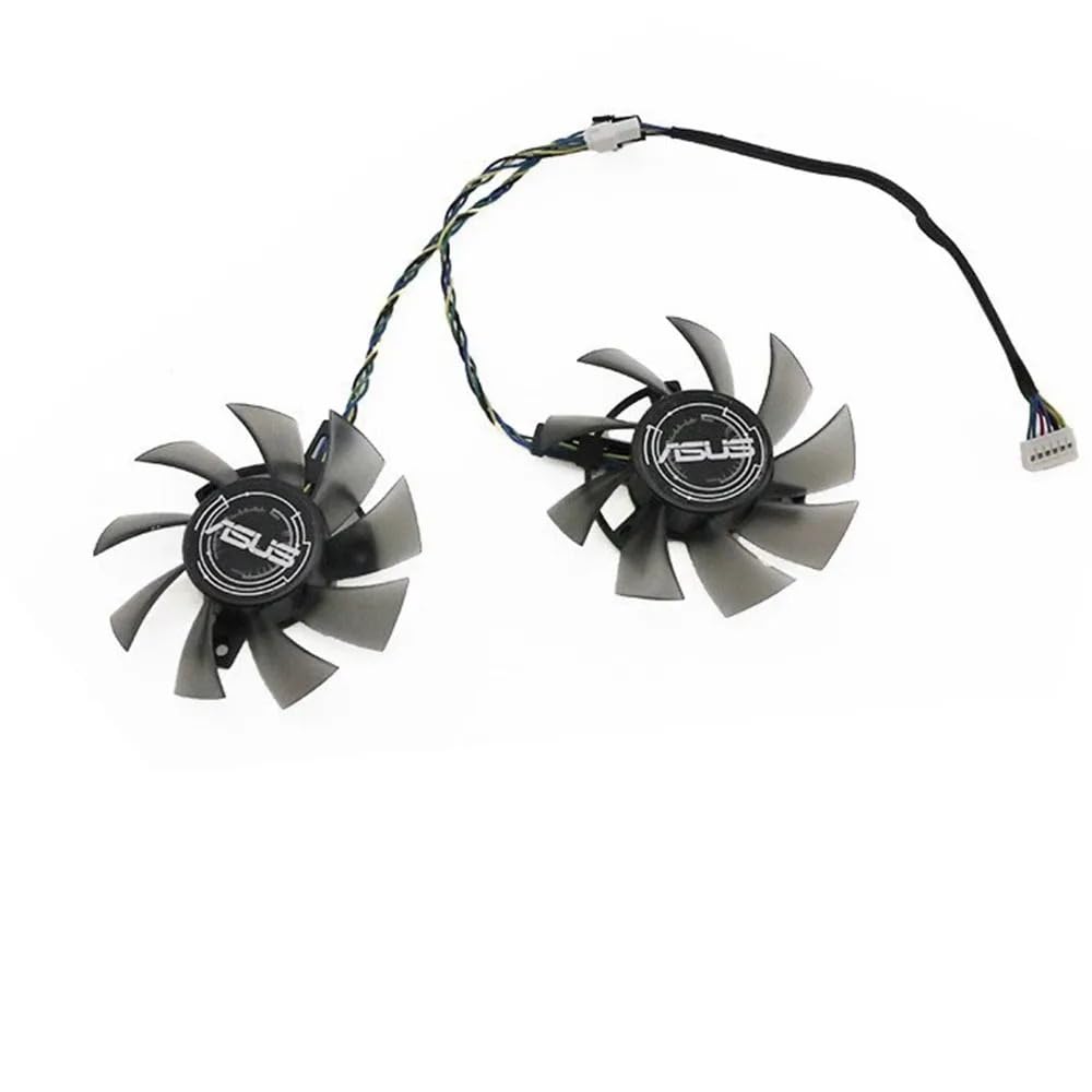 Ventilador doble T128015SU para tarjetas gráficas ASUS DUAL GTX 1650 y 1660Ti V2