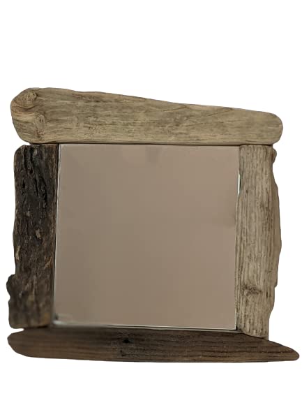 Miroir en bois flotté anti-humidité pour miroir de salle de bain chaleureux