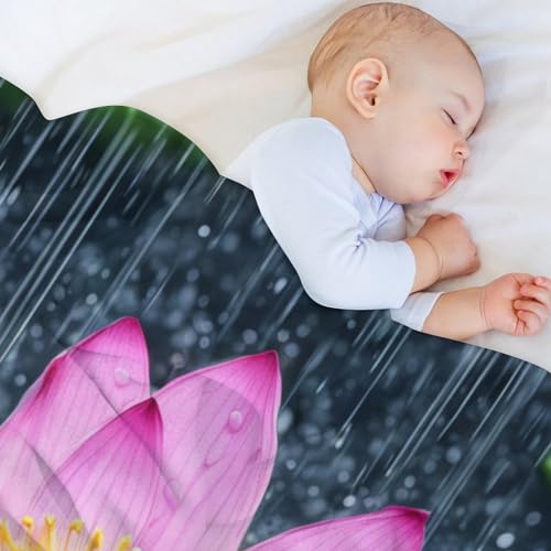 Couverture en flanelle Lotus plaid doux pour canapé - 5