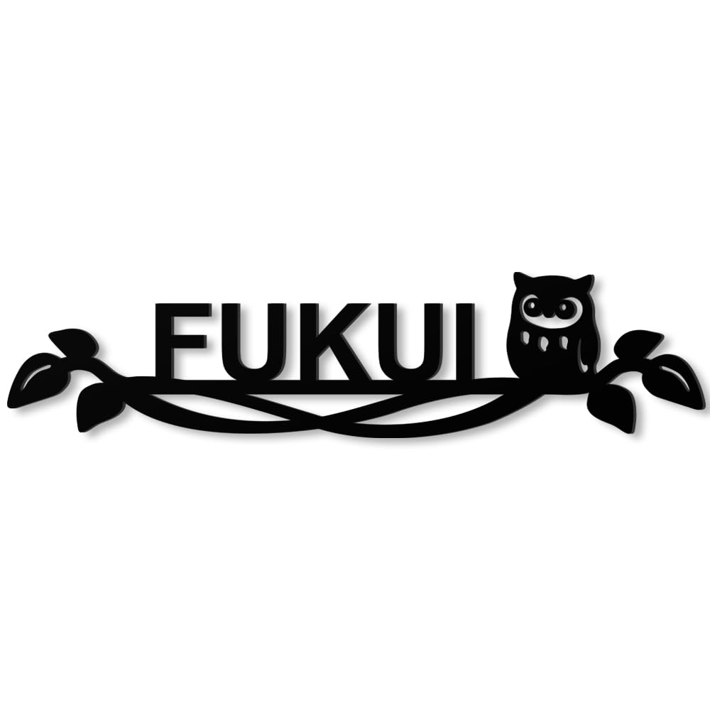 Amazon.co.jp: 【横幅18cm】アクリル 切り文字 表札 アイアン風