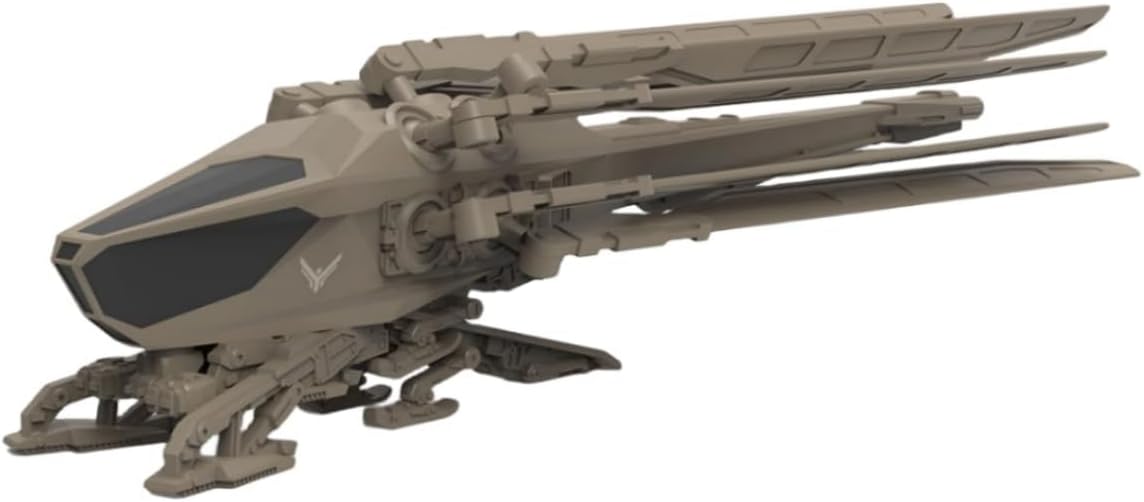 HiPlay Meng Plastic Model Kits: Dune Series Atreides Ornithopter, Glue-Free Color Separation Assembly Collectible Figures (MMS-011)