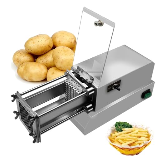 Cortadora eléctrica de papas fritas acero inoxidable