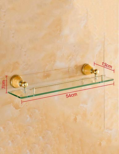 Toallero de baño de bronce y jade natural con acabado de oro
