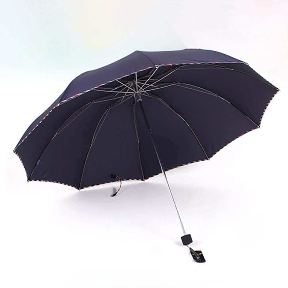 Parapluie en fibre de carbone ultra-léger anti-UV avec vinyle noir haute protection