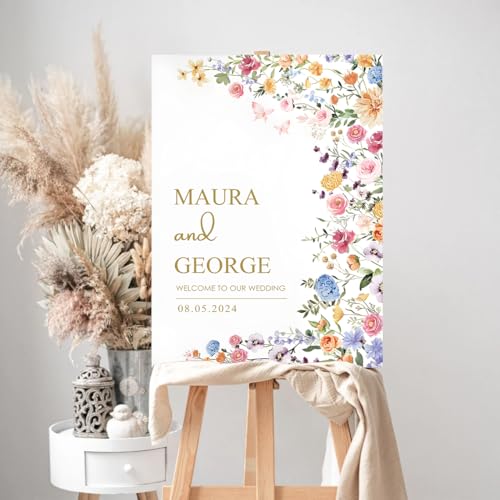 Personalized Wedding Welcome Sign, Welcome To Our Wedding Sign, Wedding Sign Eucalyptus, Wedding Greenery, Wedding Eucalyptus Centerpiece, Wedding Decorations For Ceremony