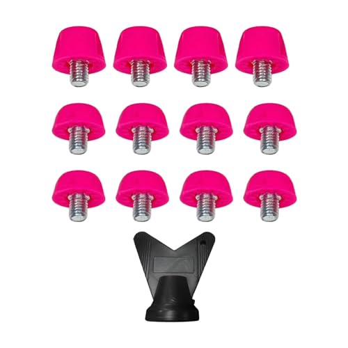 Contenuto della confezione: questo set include 12 chiodi di ricambio per scarpe da calcio (8 tacchetti da 7 mm, 4 tacchetti da 10 mm) e una chiave per tacchetti per scarpe. Si tratta di una quantità sufficiente per sostituire le punte delle scarpe da calcio vecchie o danneggiate.