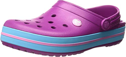 Image of Crocs Unisex Adult Crocband Clog 11016-59L Vibrant Violet M9W11