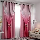 Matériel: 100% polyester; taille: 100 * 200cm; S'il vous plaît noter: notre produit ne contient que 1pcs rideau; Si vous aimez l'effet de l'image (Left et Right Biparting Open), veuillez acheter deux pièces.