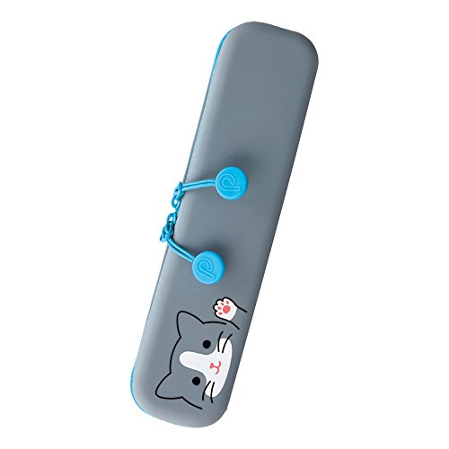 LIHIT LAB PuniLabo Slim Zipper Pen Pouch, 7.9