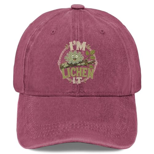 FOESUNIT Generated Image April 25, 2026-3_43PM Hat for Men Baseball Hat Funny Birthday Gifts for Women Wine Red